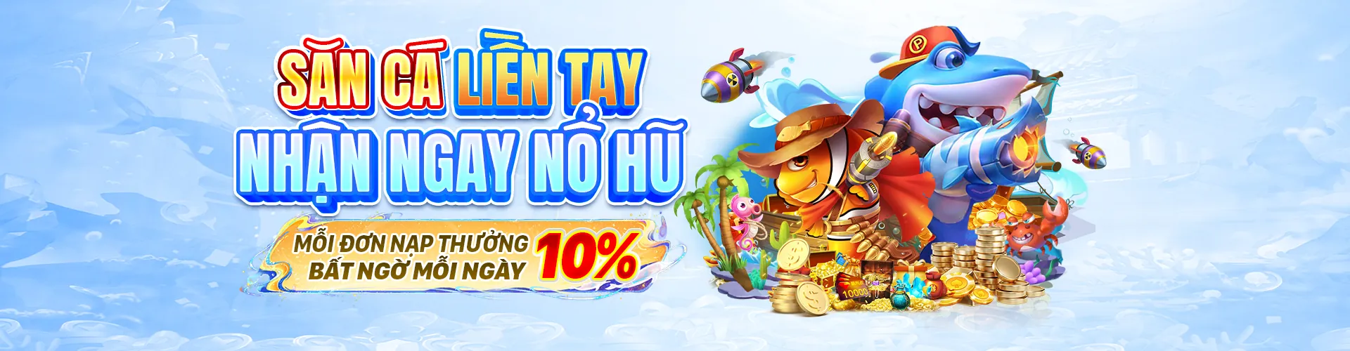 Hình ảnh tiêu đề blog 32win11 Bắn Cá với chủ đề đại dương và game bắn cá